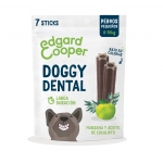 Sticks dentales para perros pequeños Edgard & Cooper con manzana y eucalipto