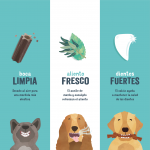 Sticks dentales para perros pequeños Edgard & Cooper con manzana y eucalipto