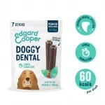 Sticks dentales para perros medianos Edgard & Cooper con menta y fresa