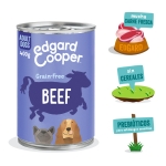 Pack de latas para perros Edgard & Cooper con ternera fresca