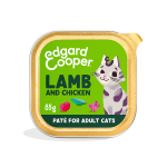Pack de comida húmeda para gatos Edgard & Cooper con cordero y pollo