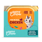 Pack de comida húmeda para gatos Edgard & Cooper con pollo