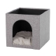Trixie Cama para gatos tipo Cueva Suave Ella para estanteria color Gris