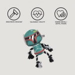 For Fan Pets Juguete para perros Cuerda Boba Fett