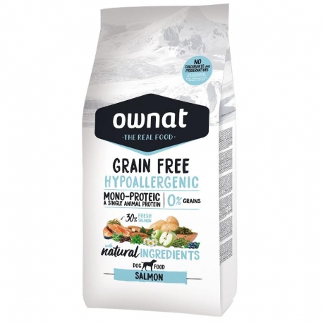 Ownat Grain Free Hypoallergenic-Hipoalergénico con Salmón para perro (1)