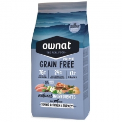 Ownat Grain Free Prime-Senior Pollo y Pavo para perro (1)