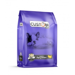 Custom Puppy Cenas Pienso para cachorros con Pavo y Vegetales