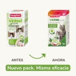 Beaphar VERMIpure comprimidos naturales parásitos internos para gatos