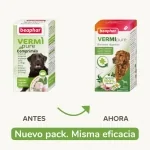 Beaphar VERMIpure comprimidos naturales parásitos internos para perros medianos y grandes