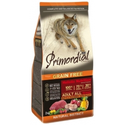 Primordial Grain Free Adult Pienso para perros con Bufalo y Caballa