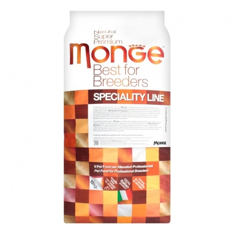 Monge Breeders Medium Maxi Arroz y Salmón Pienso para perros