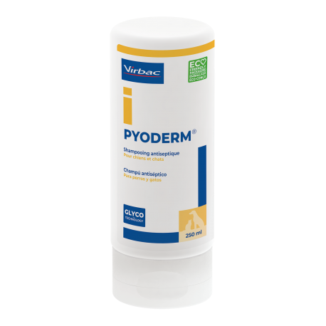 Virbac Champú para perros y gatos Pyoderm Desequilibrio Microbiano