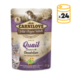 Carnilove Cat Adulto Pouch Sterilised sabor Codorniz