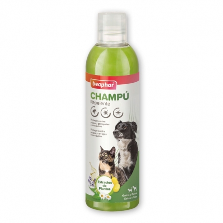 Beaphar Champú Antiparasitario para Perros y Gatos 250 ml