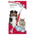 Beaphar Cepillo Dental Doble para Perros y Gatos