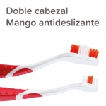 Beaphar Cepillo Dental Doble para Perros y Gatos