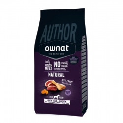 Ownat Author Pienso para Perros con Pato Fresco y Pollo