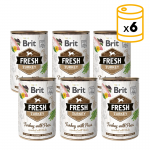 Brit fresh pavo guisantes latas para perro