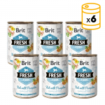 Brit fresh pescado calabaza latas para perro