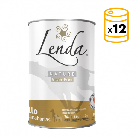 Pack comida húmeda para perros Lenda con Pollo