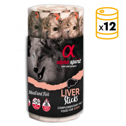 Pack Alpha Spirit de sticks de hígado para perros