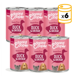 Pack de latas para cachorros Edgard & Cooper con pato fresco y pollo