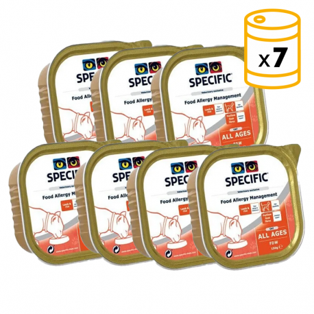 Comida humeda Specific FDW Food allergy management para gatos hipoaleregicos