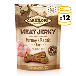 Carnilove Dog Adulto Jerky en barritas sabor Conejo Pavo