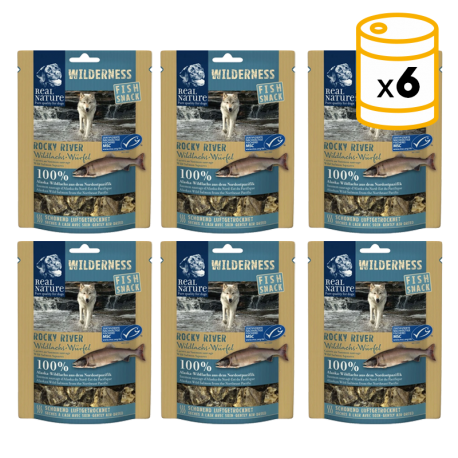 Real Nature Snack Wilderness Cubos de Salmón Para Perros