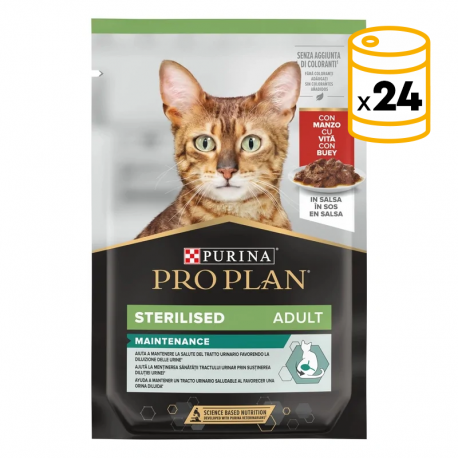 Purina Pro Plan-Nutri Savour Sterilised Buey Húmedo. (1)