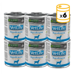 Farmina vet life dog hypoallergenic pescado caja 6x300gr dieta húmeda para perros
