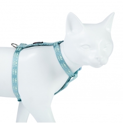 Freecat Arnés Reflectante para Gatos color Azul