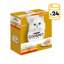 Gourmet Gold-Pack Mousse Surtido Variado para Gato (1)
