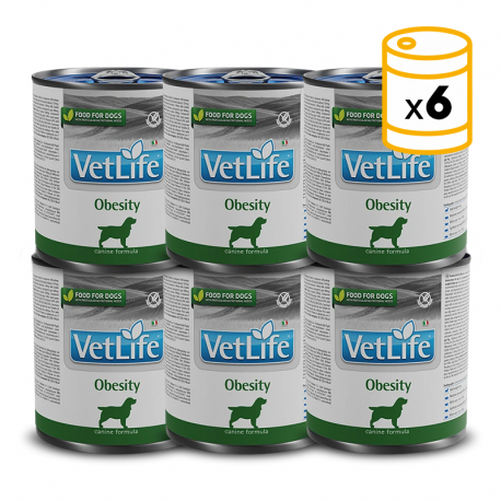 Pack de latas Farmina Vet Life Natural Diet Obesity para perros