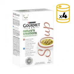 Gourmet Soup Natures Creation Sobres Salmon Para Gato 4x40g