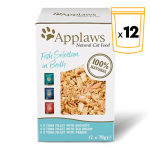 Applaws Multipack Sobres de Comida Húmeda en Caldo para Gatos con Pescado