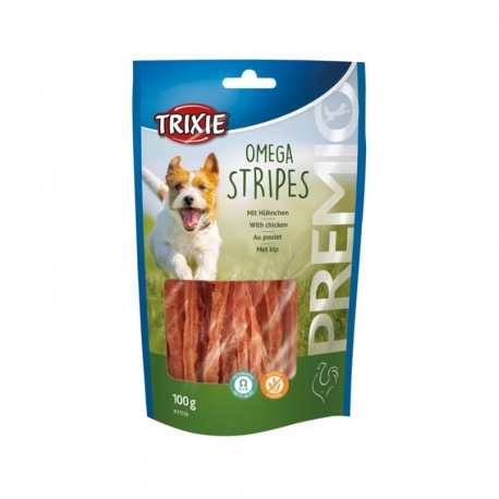 Trixie Omega Stripes Snack Para Perros con Pollo