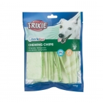 Trixie DentaFun Chewing Chips Tiras Dentales para Perro con Spirulina