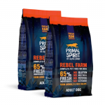 Alpha Spirit pienso para perros Primal 65% Rebel Fram con Pollo y Pescado