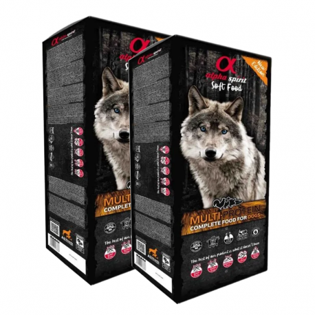Alpha Spirit MultiProtein Pienso Semi-húmedo para Perros