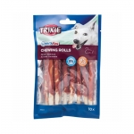 Trixie Tiras Masticables Snack para Perros con Pato 10 unidades