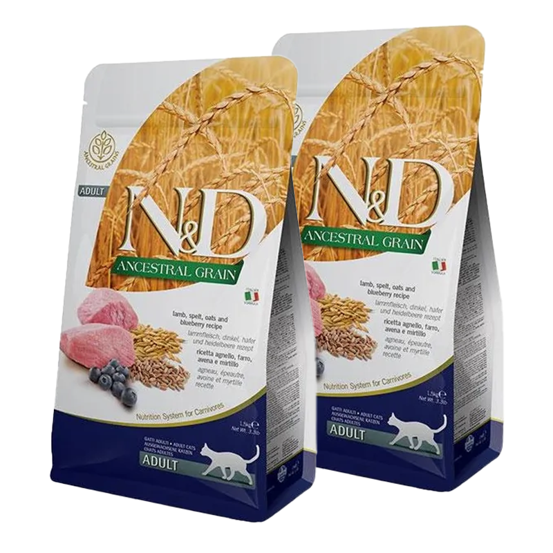 Farmina ND Cat Ancestral Grain Cordero pienso para gatos