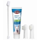 Trixie Set de Higiene Dental para Perros (Pasta, Cepillo y Cepillo de Dedos)