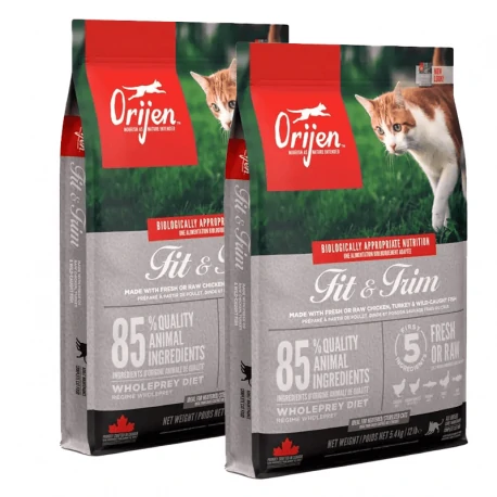 Pienso Orijen Fit&Trim para gatos con Pollo