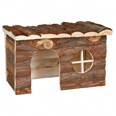 Trixie Casita de Madera Natural Para Pequeños Mamíferos