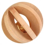 Trixie Bola de Madera con Cascabel para Pequeños Mamíferos