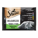Sheba Delicatezze Multipack Comida Húmeda en Gelatina para Gatos Selección Mixta