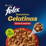 Felix Sensations Caja Multipack Comida húmeda para Gatos en Gelatina Selección de Carnes