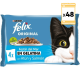 Felix Original Comida húmeda para gatos en Gelatina con Pescado