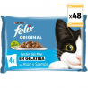 Felix Original Comida húmeda para gatos en Gelatina con Pescado
